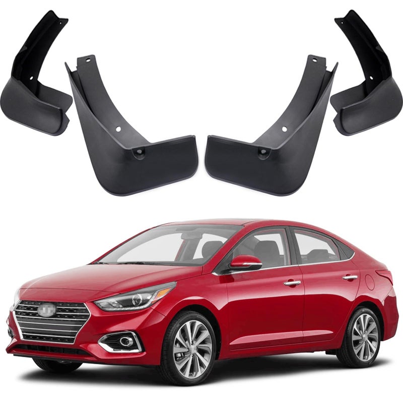 MOERTIFEI Car Mudguard Fender Mud Flaps Splash Guards Compatible with Hyundai Accent 2018 2019 2020 2021 2022 - Image 1